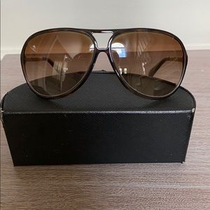 Prada Men’s Havana Sunglasses